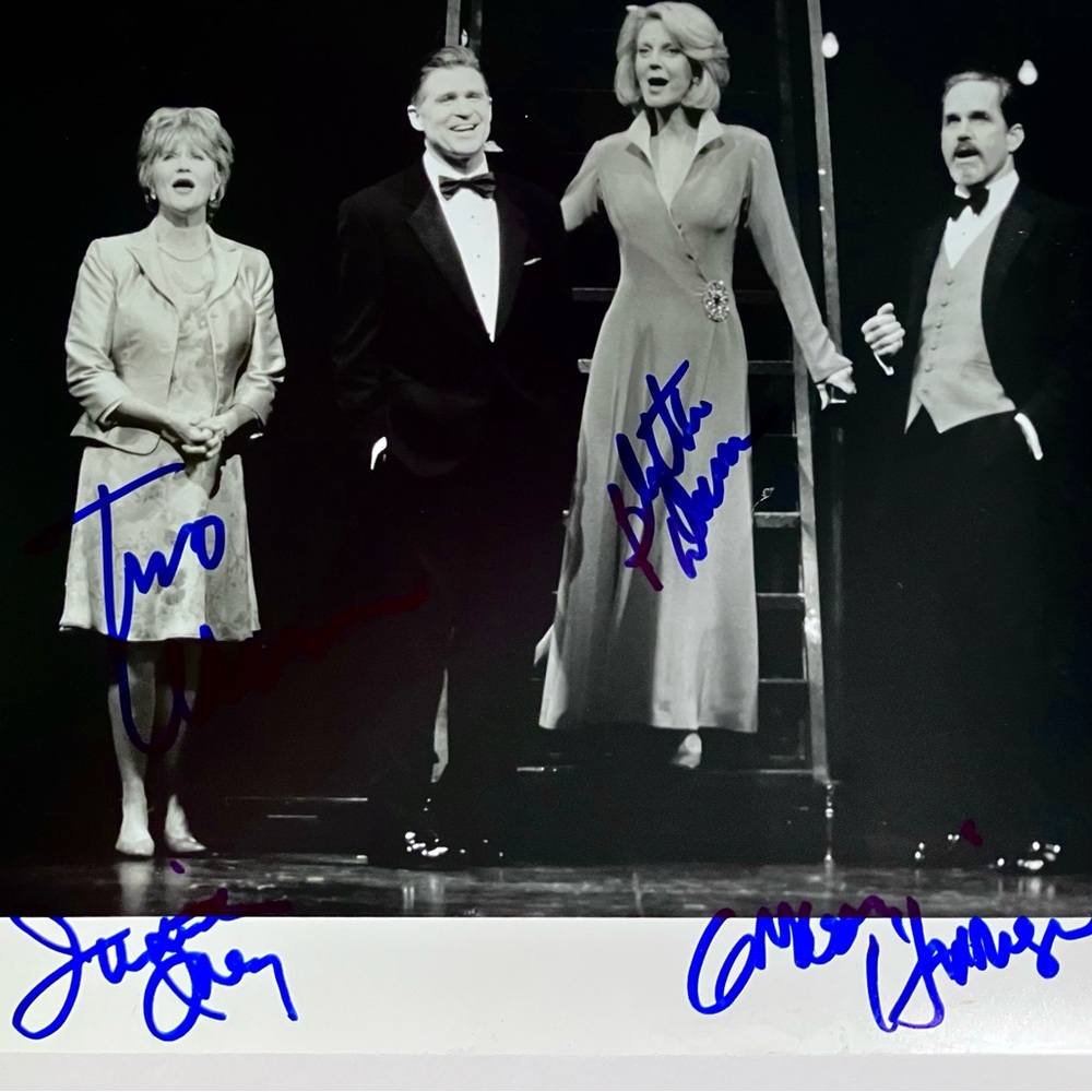 BROADWAY Signed FOLLIES 8x10 / TREAT WILLIAMS, Blythe Danner, GREGORY HARRISON